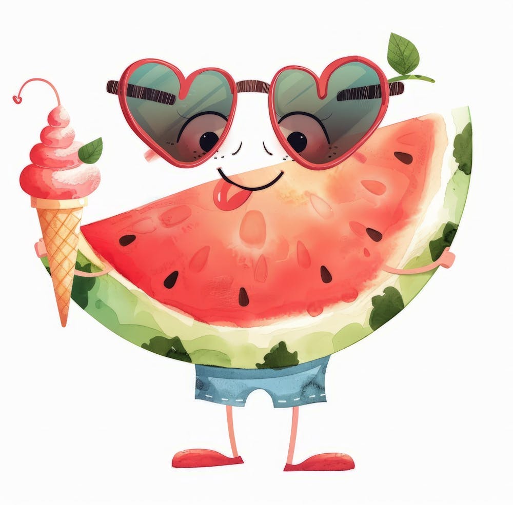 Cartoon Watermelon