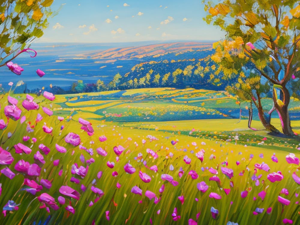 Poppies In The Meadow 1