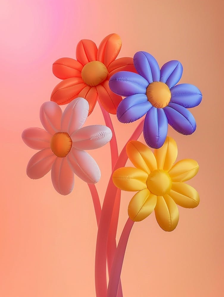 Dreamy Inflatable Flowers Oxeye Daisy 3