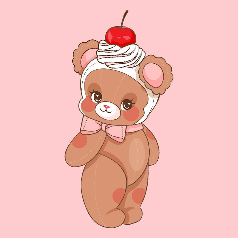 Cute Cherry Teddy Bear 1