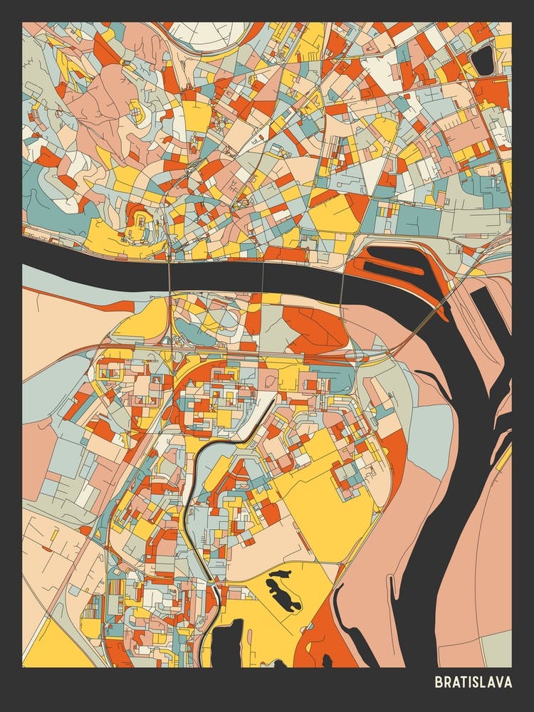 Bratislava Slovakia Map
