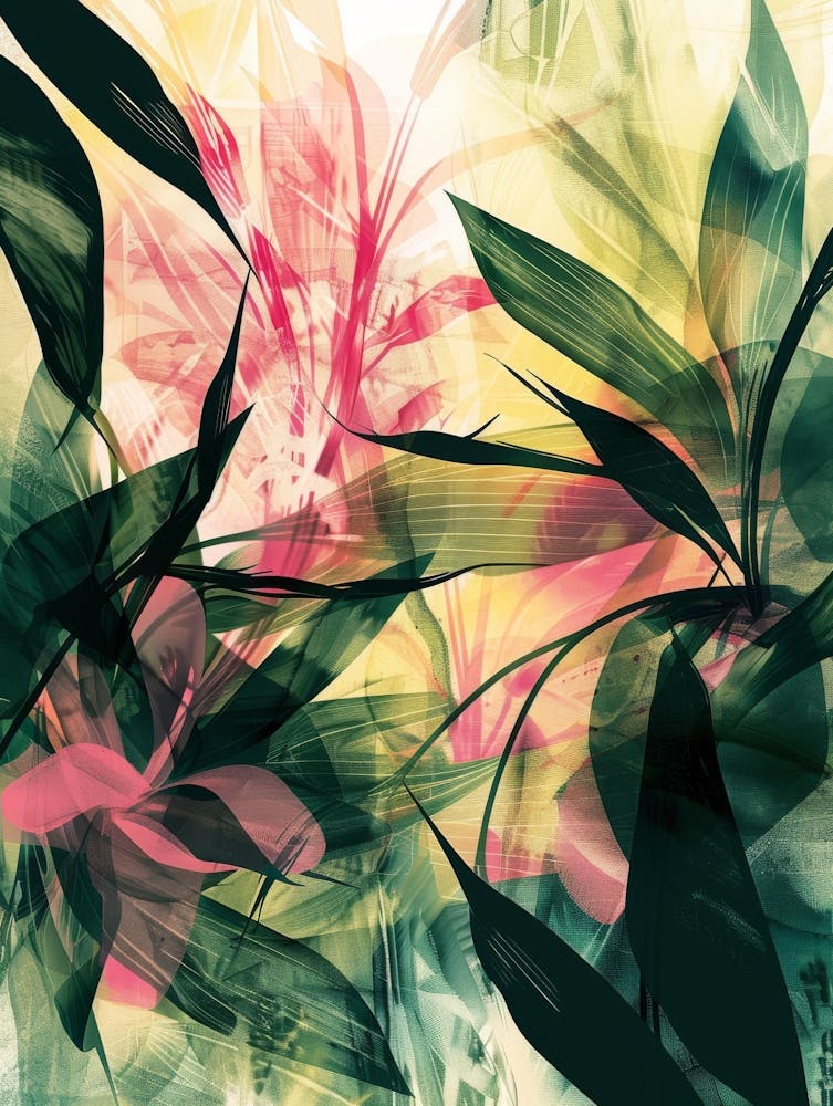 Abstract Floral Painting 14