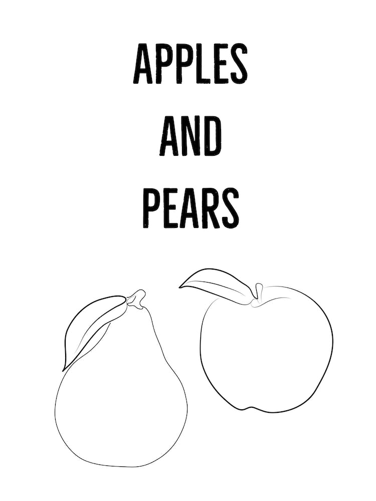 Apples And Pears