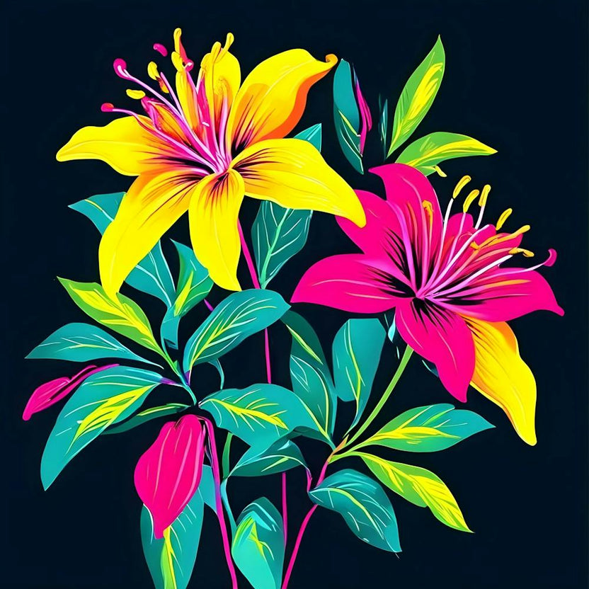 Colorful Lilies