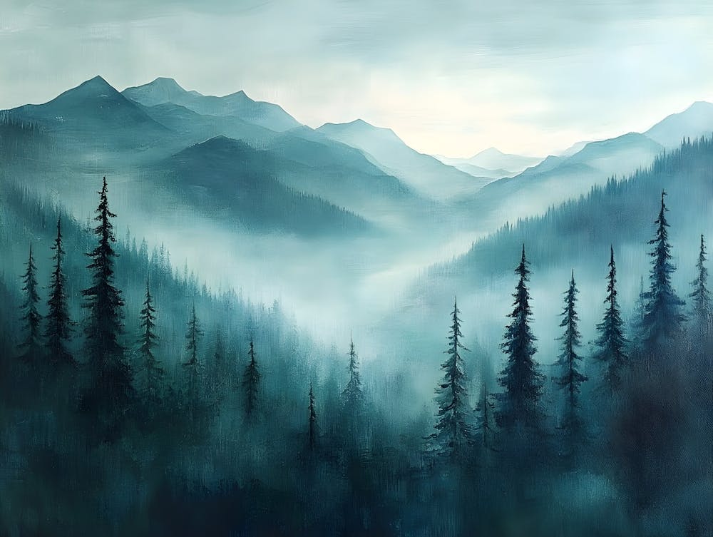 Glorious Mountains Green And Blue 3