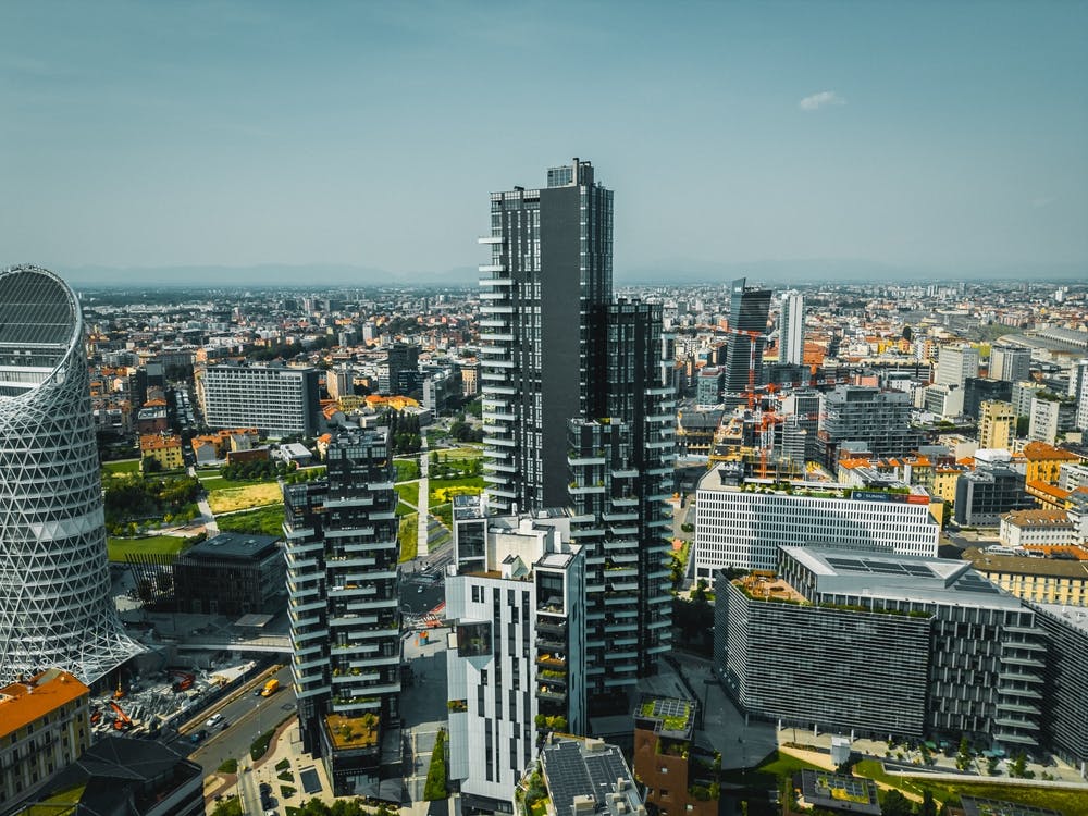 Milan Italy Skyline