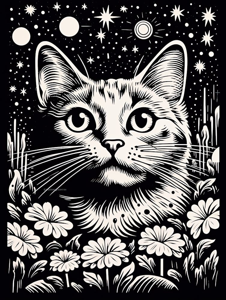 Celestial Purrformance, Psychedelic Cats series