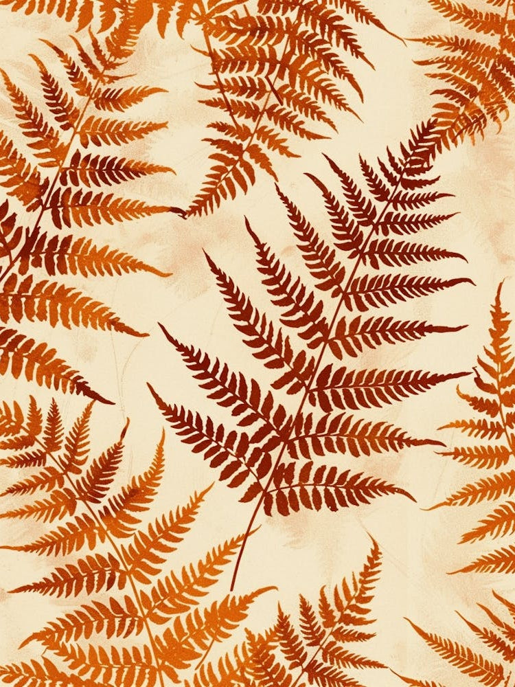 Pattern Poster Cinnamon Fern 4
