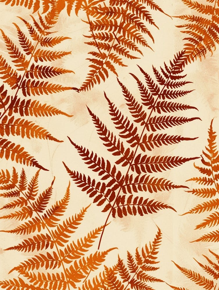 Pattern Poster Cinnamon Fern 4