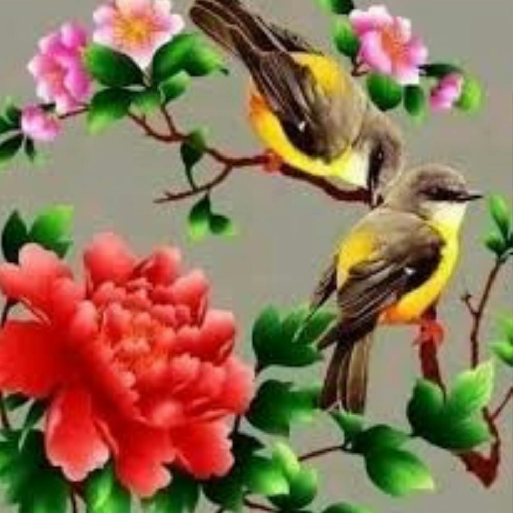 Chinesische Vögel