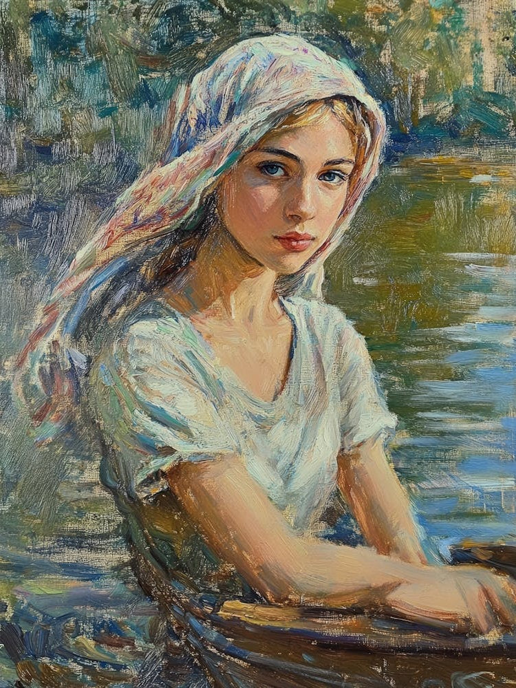 Girl In A Boat