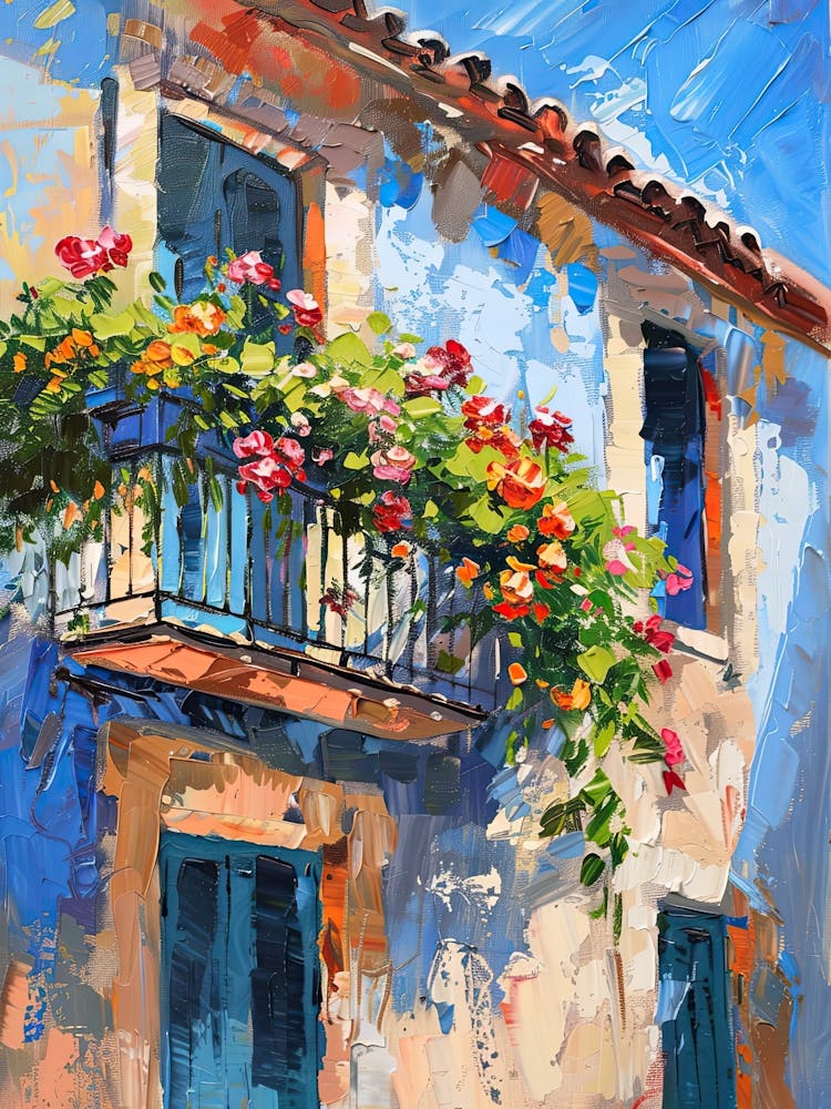 Balcony Painting In Barcelona 6