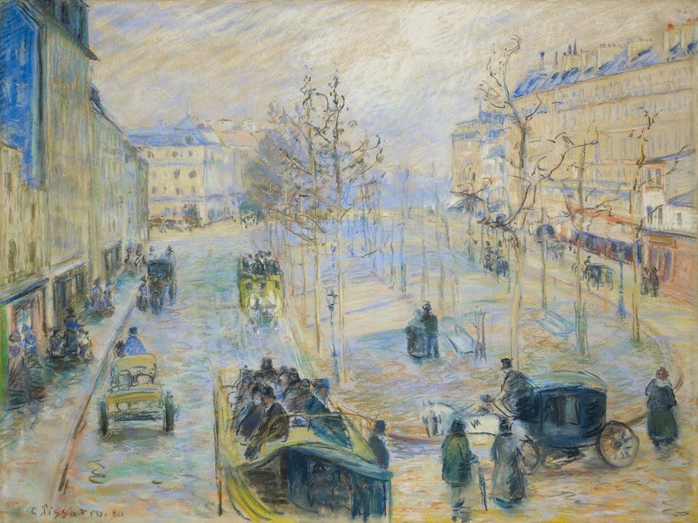 Boulevard Rochechouart (1880), Camille Pissarro
