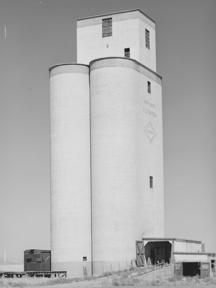 Wheat Elevator, Eureka Flats, Walla Walla County, Washington By Russell Lee