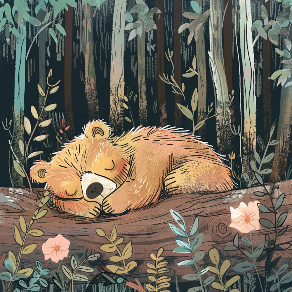 Teddy Bear In The Woods