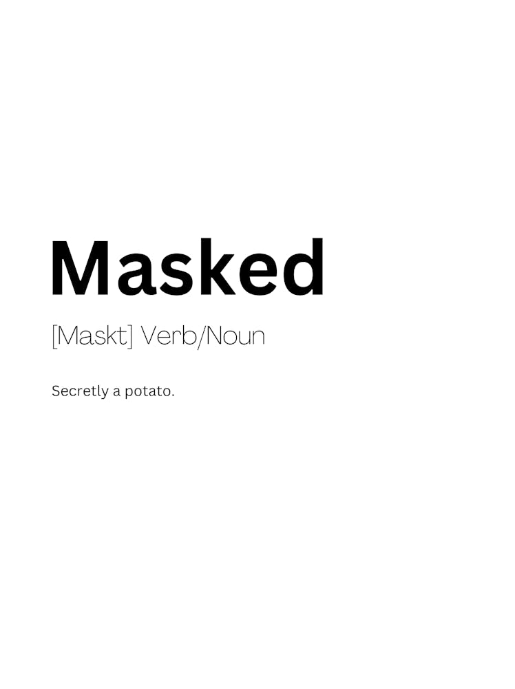 Masked Definition Meaning