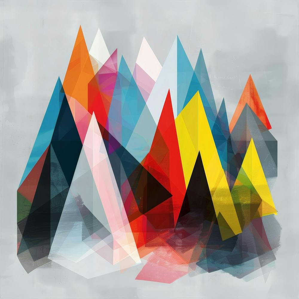 Abstract Mountains 10