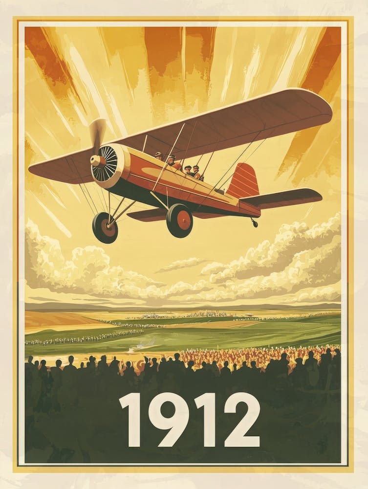 Aihrgdesign A Retro Travel Poster Celebrating The 1912 Advanc 49efe9f4 4113 485d 952d F102cf3237b8 0