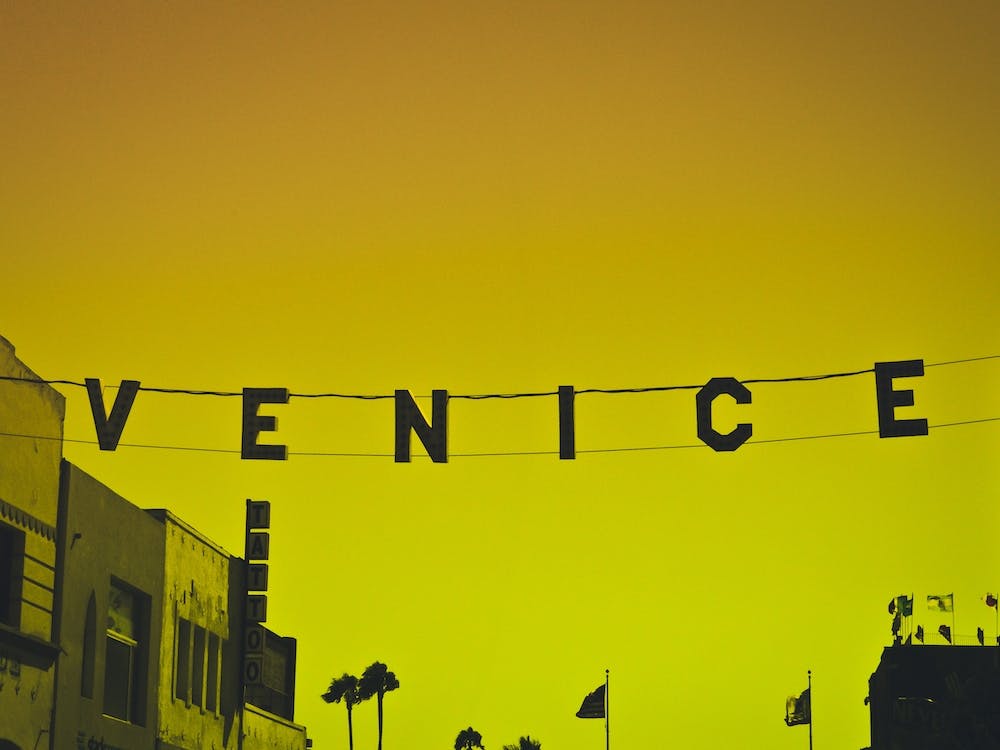 Venice Beach Sign, California