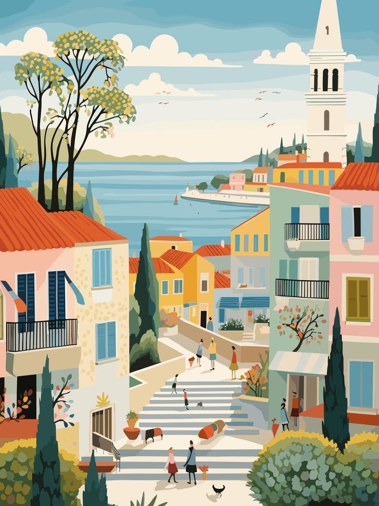 Zadar Croatia 3 Illustration
