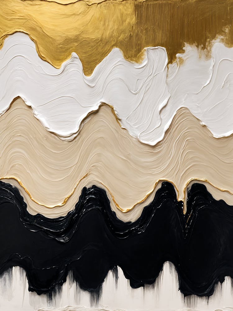 Gold And Black no1