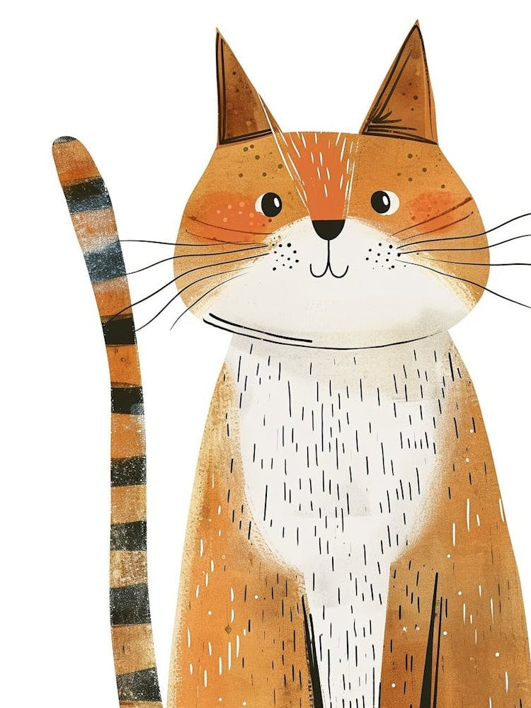 Exotic Shorthair Cat Clipart Illustration 4