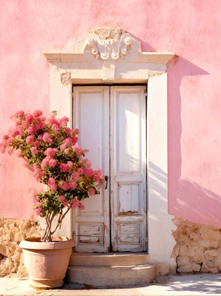 3d Rendering Mediterranean Door