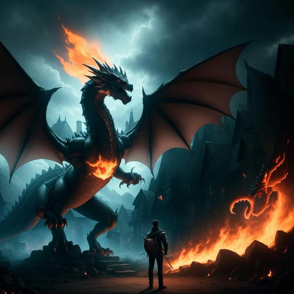 Dragon On Fire