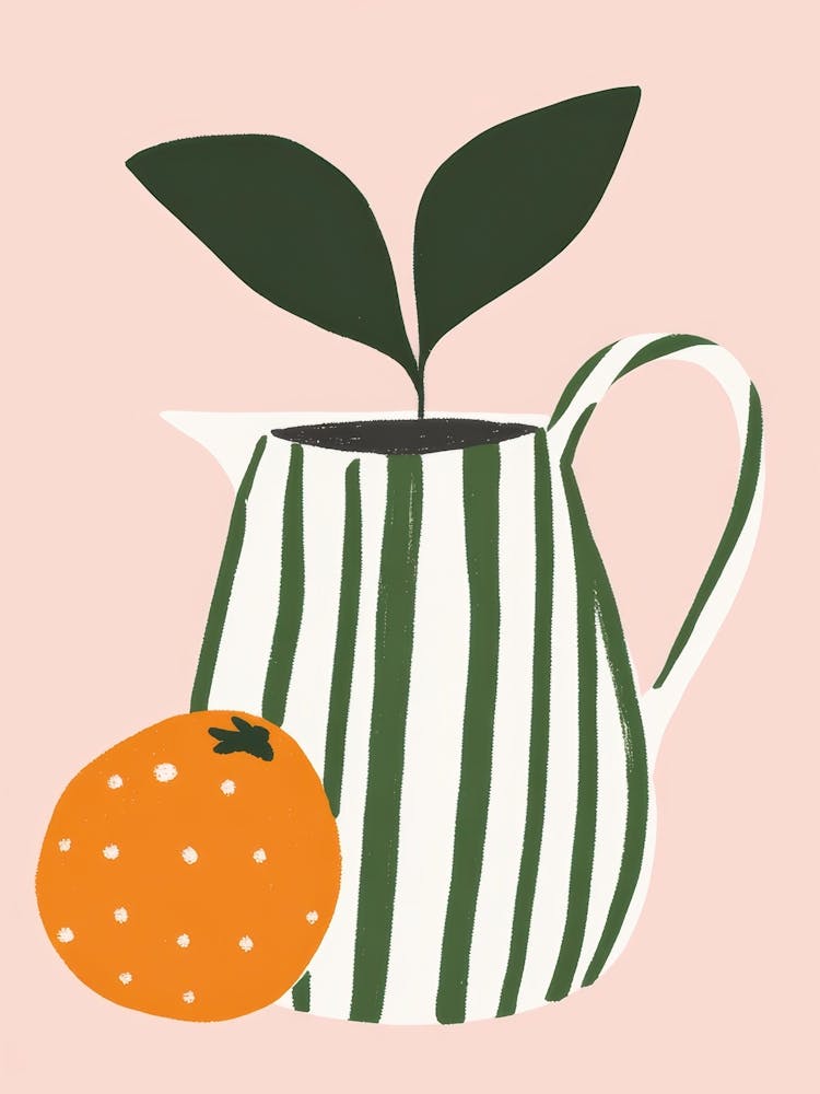 Orange Jug