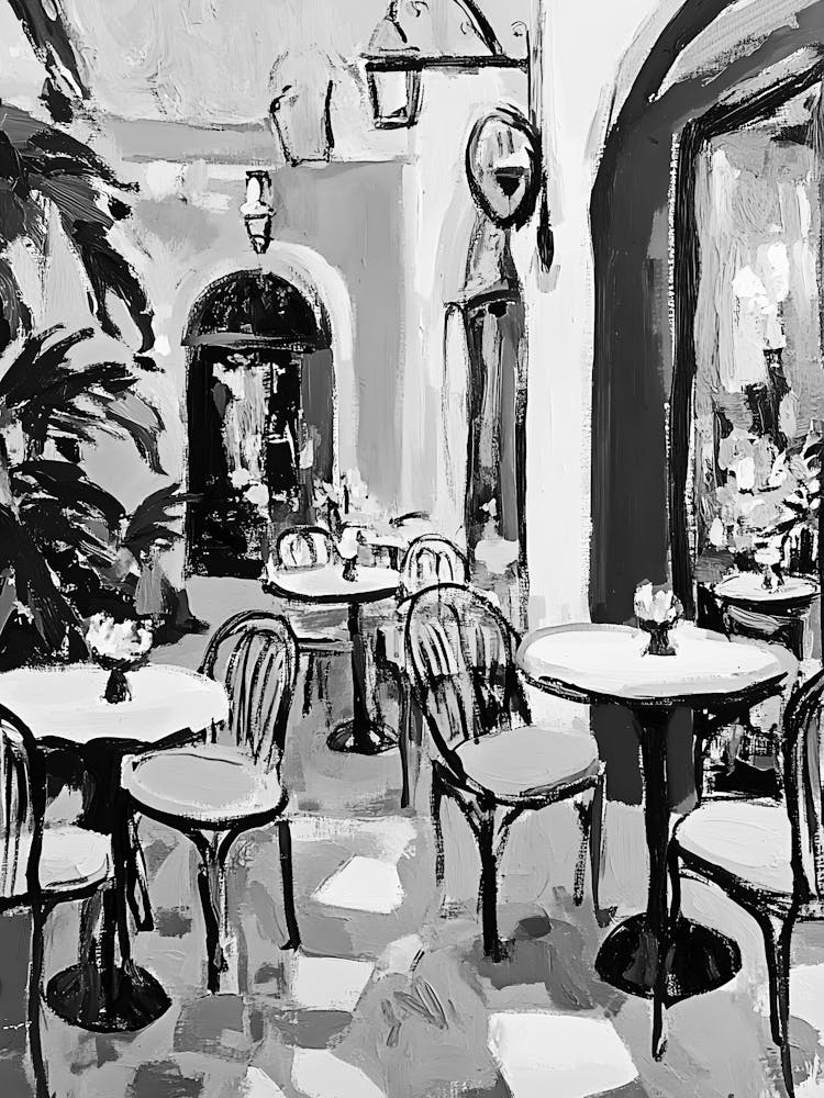 Cafe In Rome Royalty Free Illustration