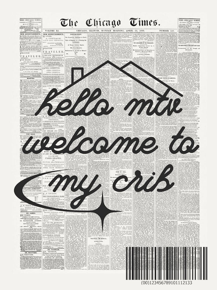 Hi MTV Welcome to My Crib Newspaper