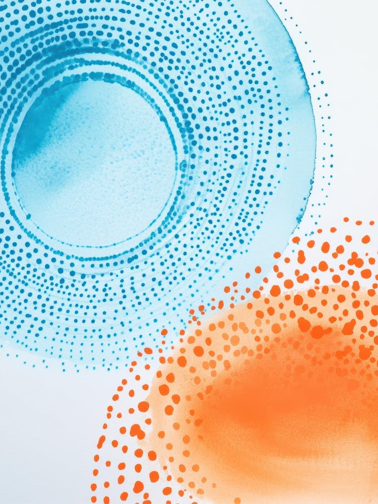 Abstract Watercolor Painting 97