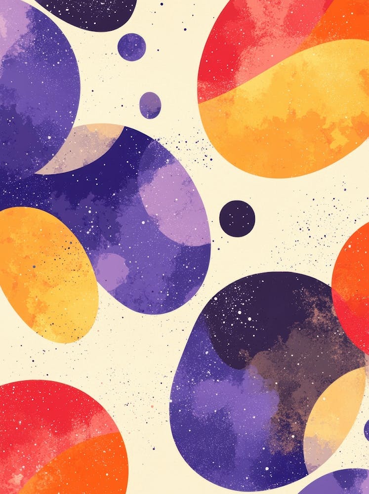 Abstract Watercolor Pattern 11