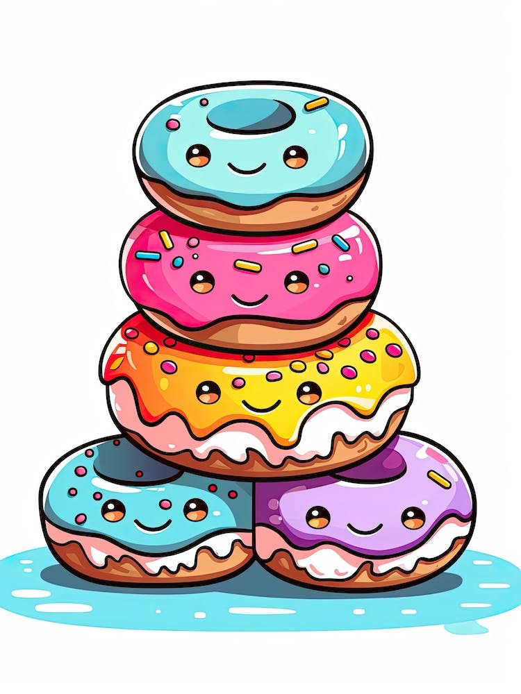 Cute Donuts Friends