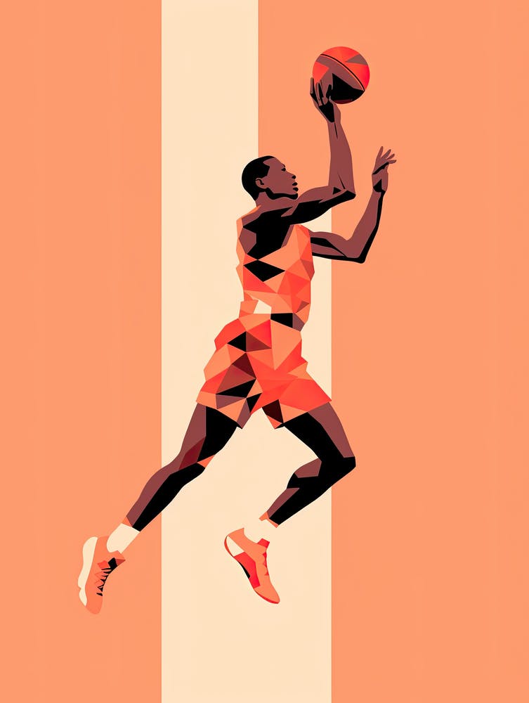 Basketball Player In Action