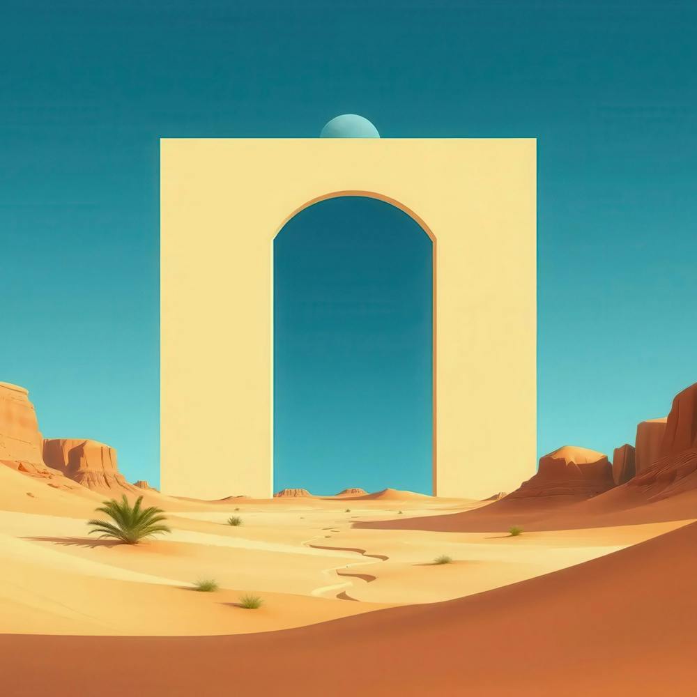 Doorway In The Desert