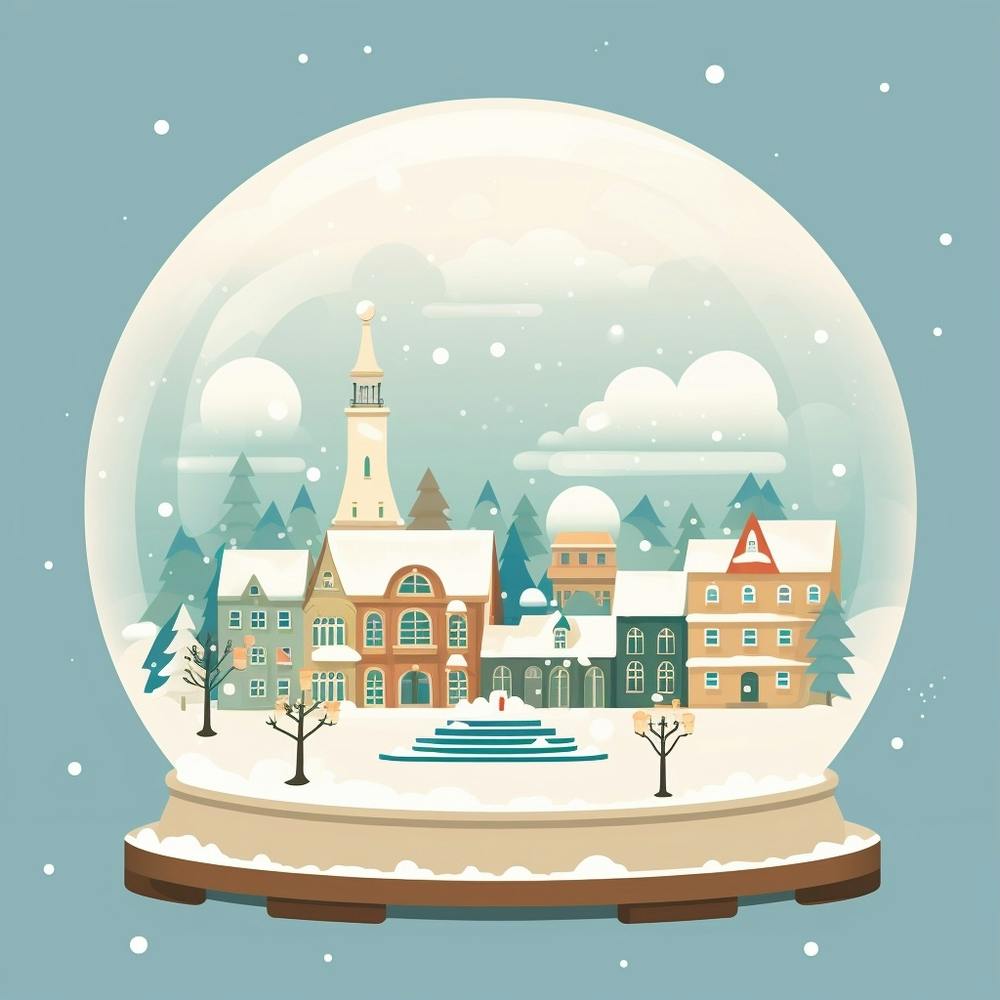 Reykjavik Iceland 1 Snowglobe