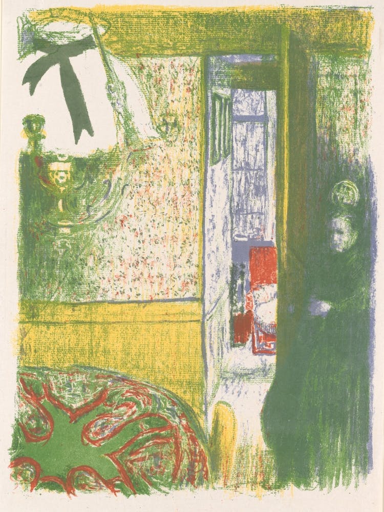 Interior À La Suspension By Édouard Vuillard