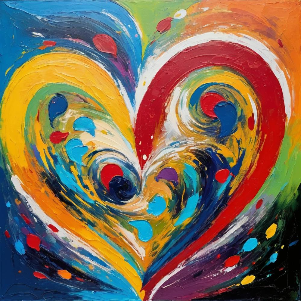 Abstract Heart Of Love