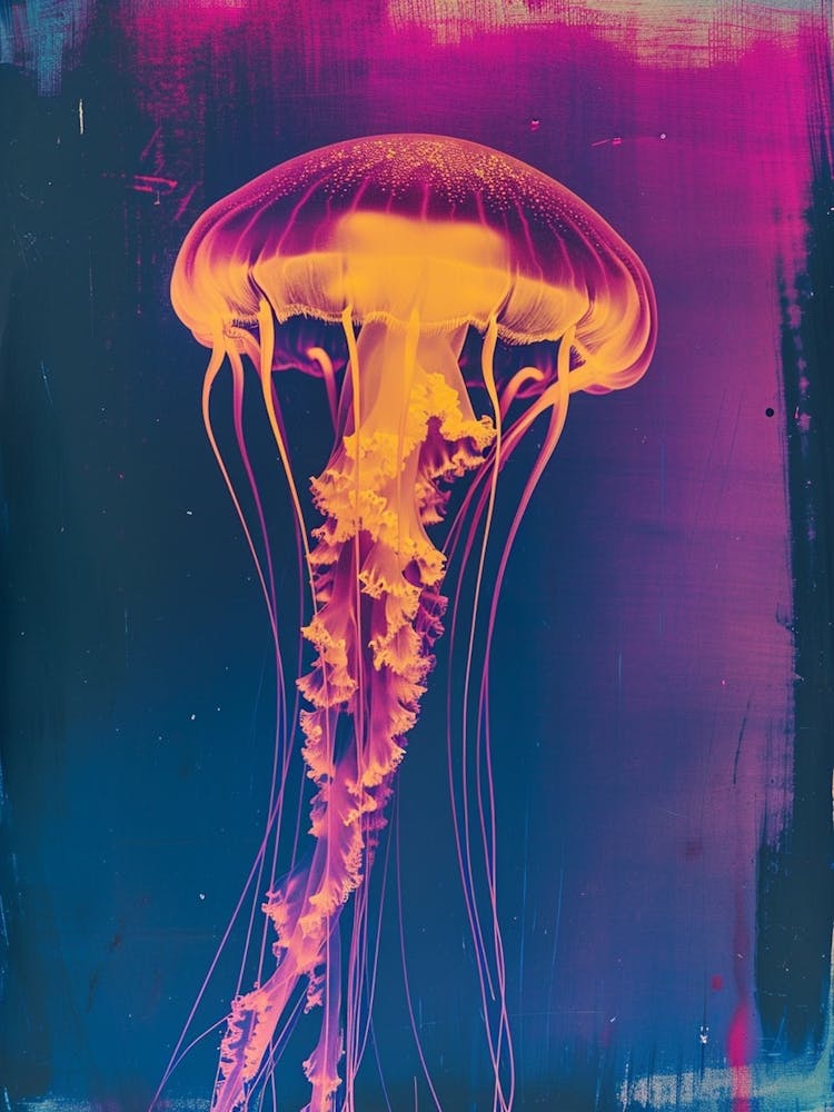 Inverted Jellyfish Polaroid Inspired 3