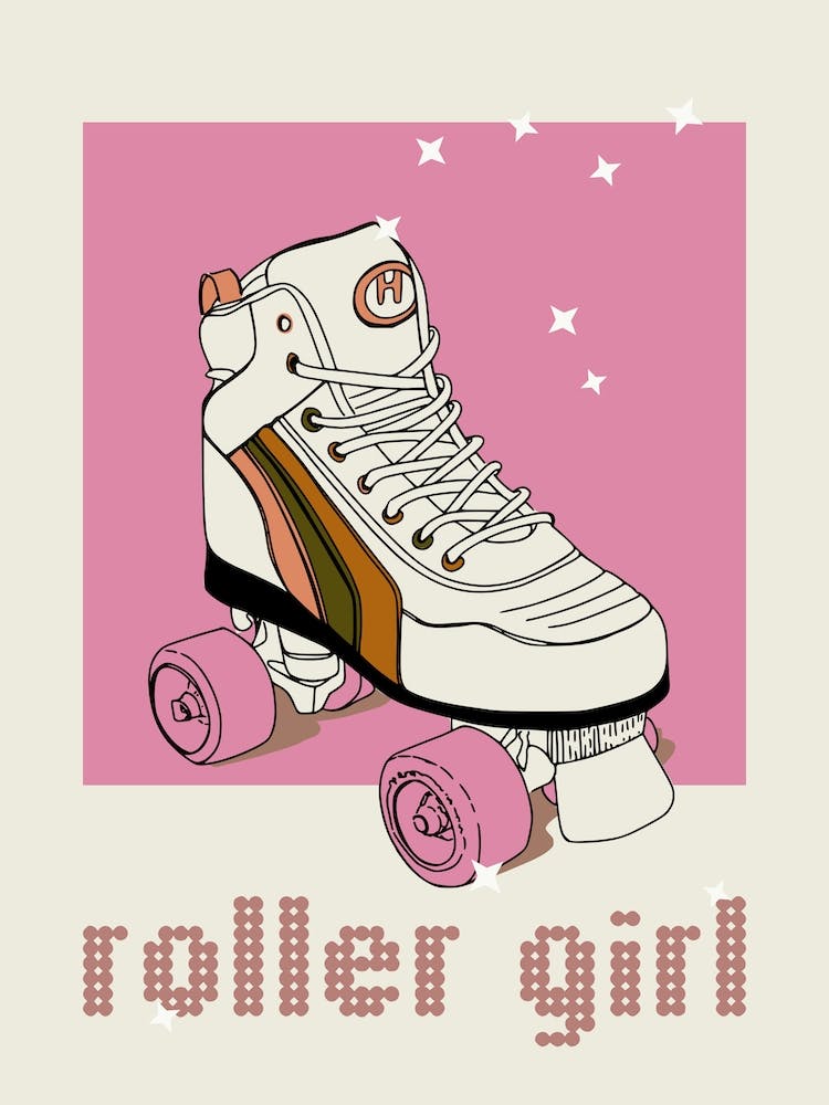 Celebrate The 80s Roller Girl