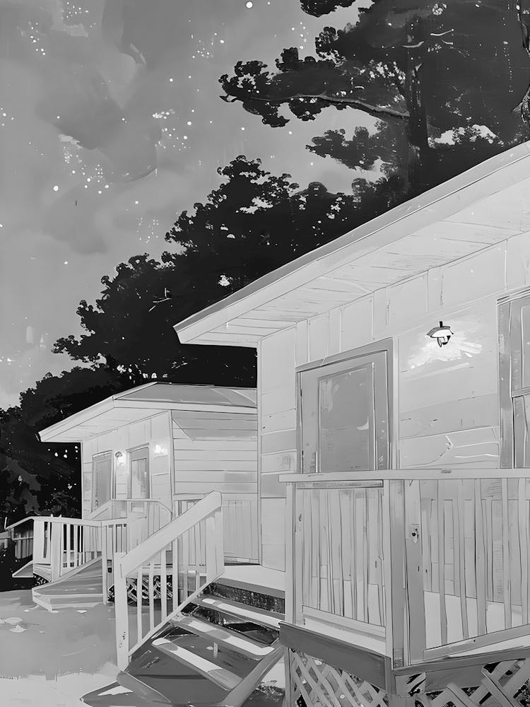 Black And White Painting 85