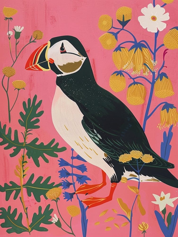 Spring Birds Puffin 1