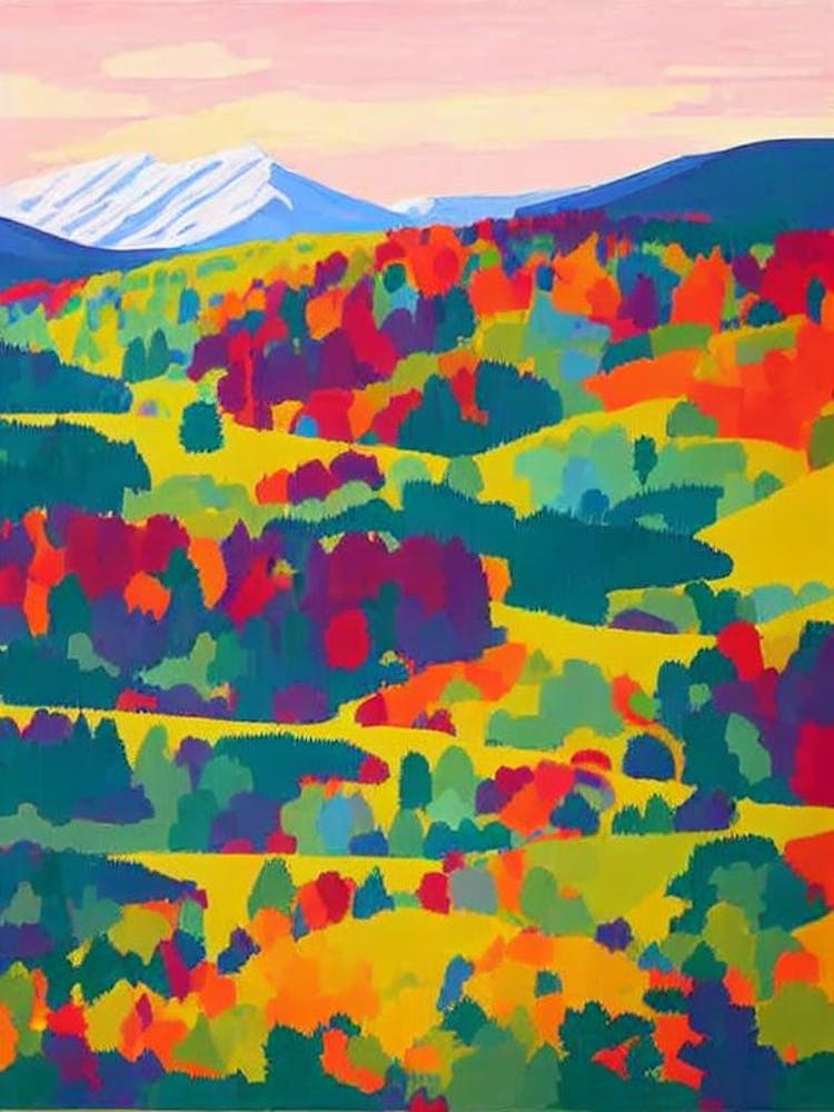 Abisko National Park 1 Sweden Abstract Colourful