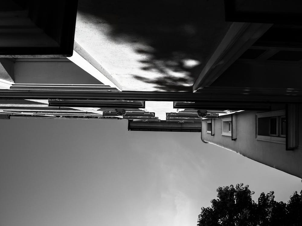 Old European Apartment Building View From Below 5