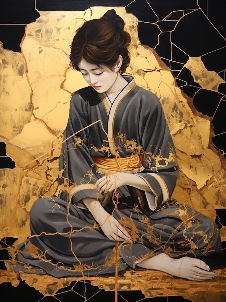 Kintsugi Golden Repair Japanese Style 7
