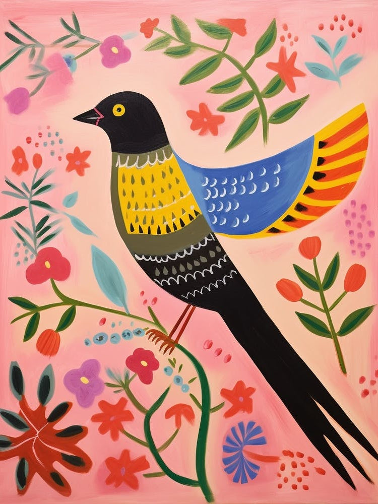 Pink Scandi Chimney Swift 1