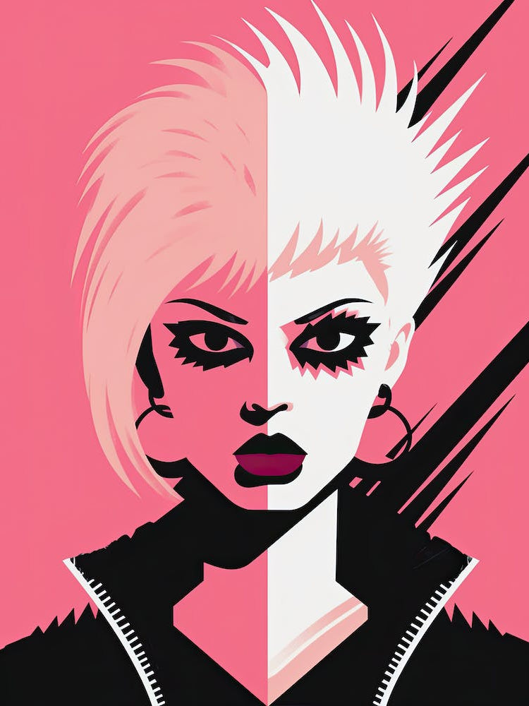 Pink Rebellion: Minimalist Punk Chic