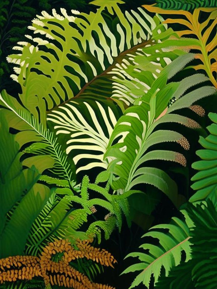 Buttonquail Fern Vibrant