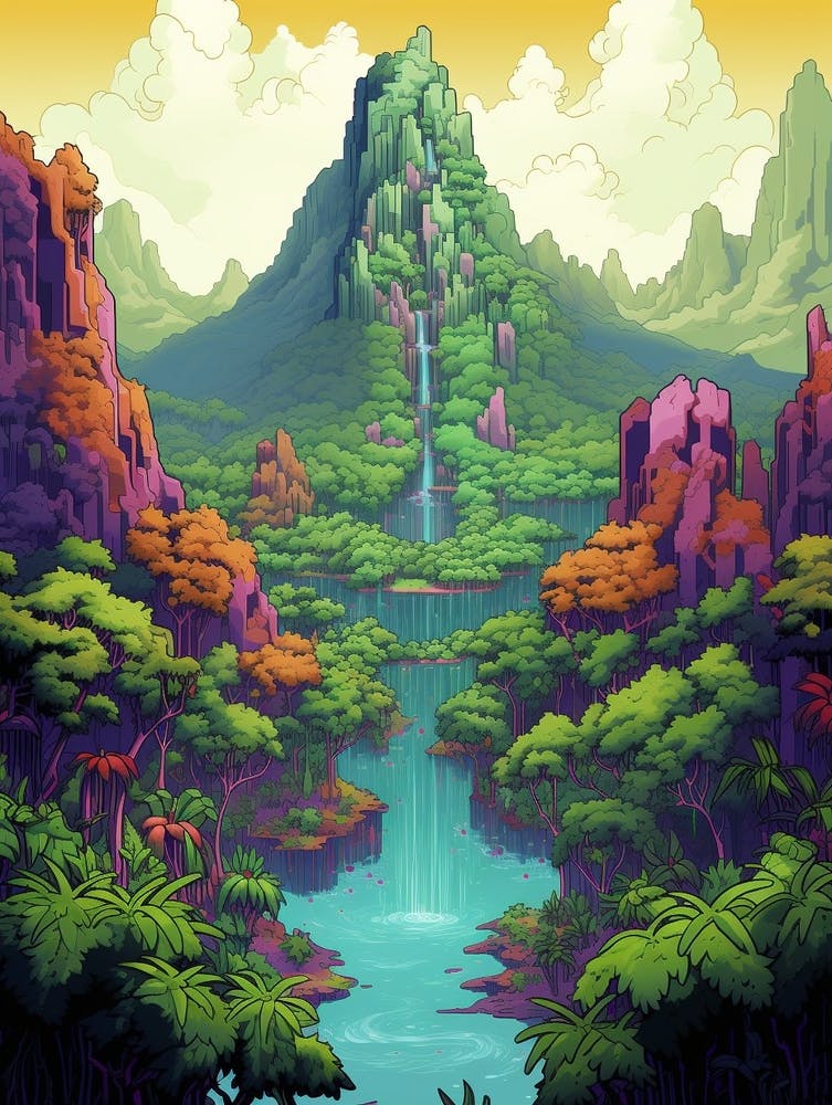 Manu National Park Pixel Art 3